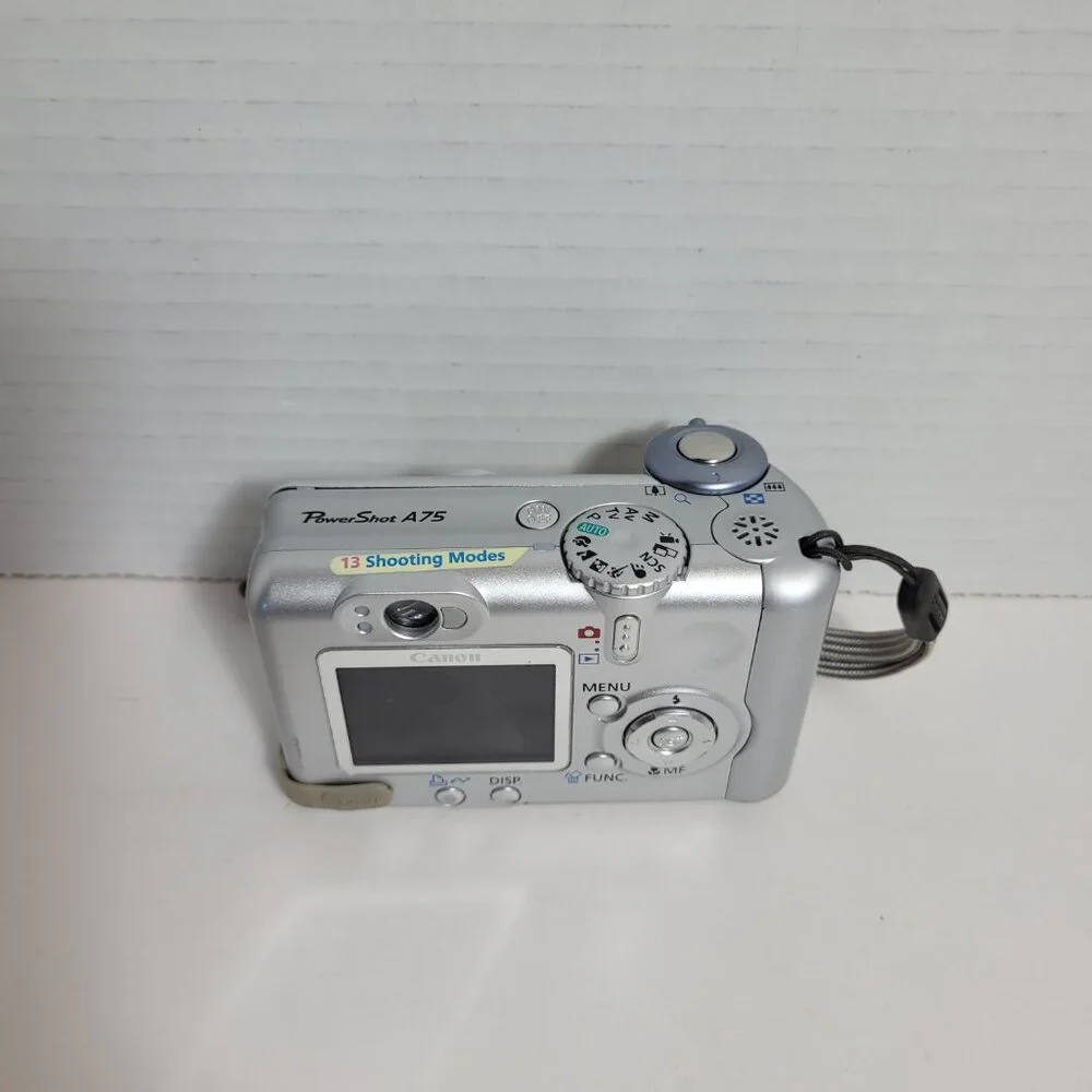 Canon PowerShot A75 Camera 3.2 Mega Pixels PC1202 Screen Issues See Description